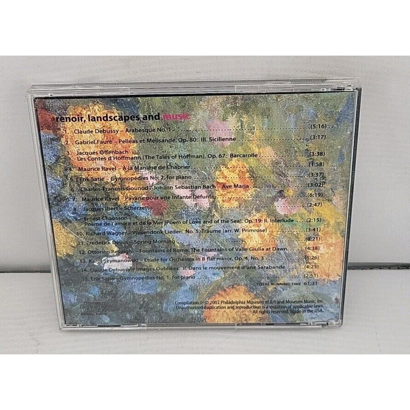 Renoir, Landscapes And Music CD