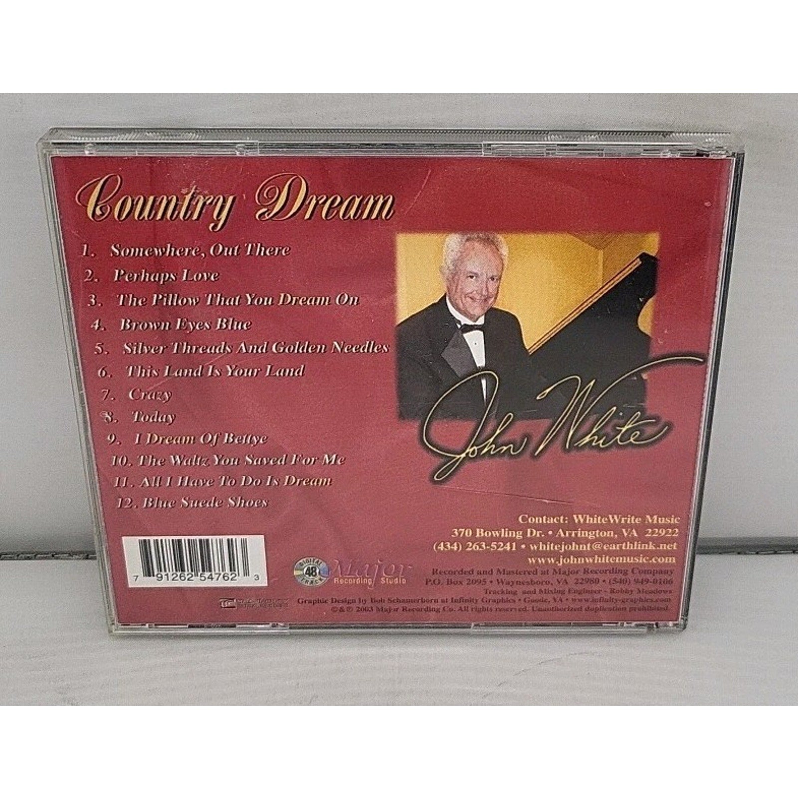 Country Dream by John White (CD, 2011)