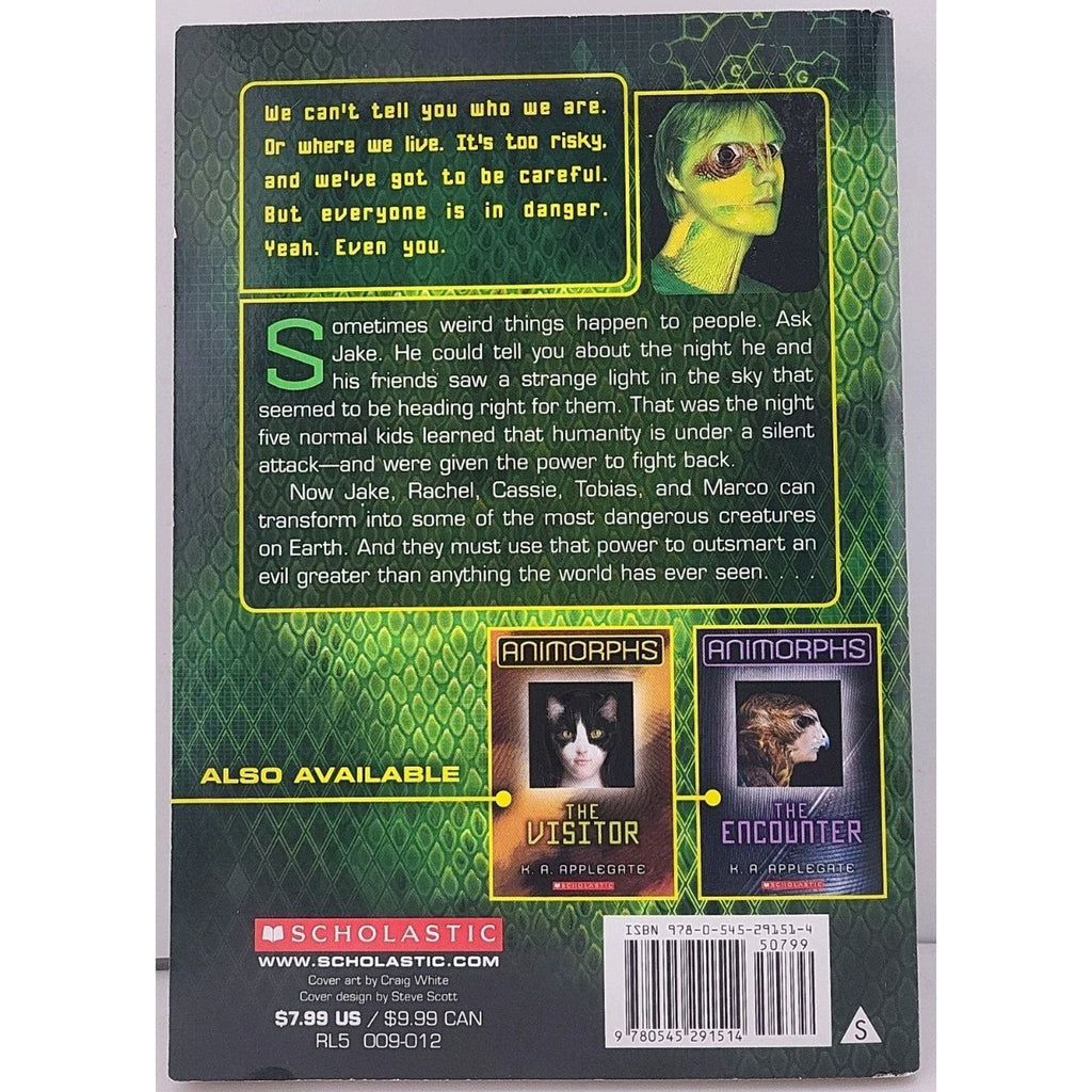 Invasion (Animorphs #1) by K. A. Applegate (2011, Trade Paperback)