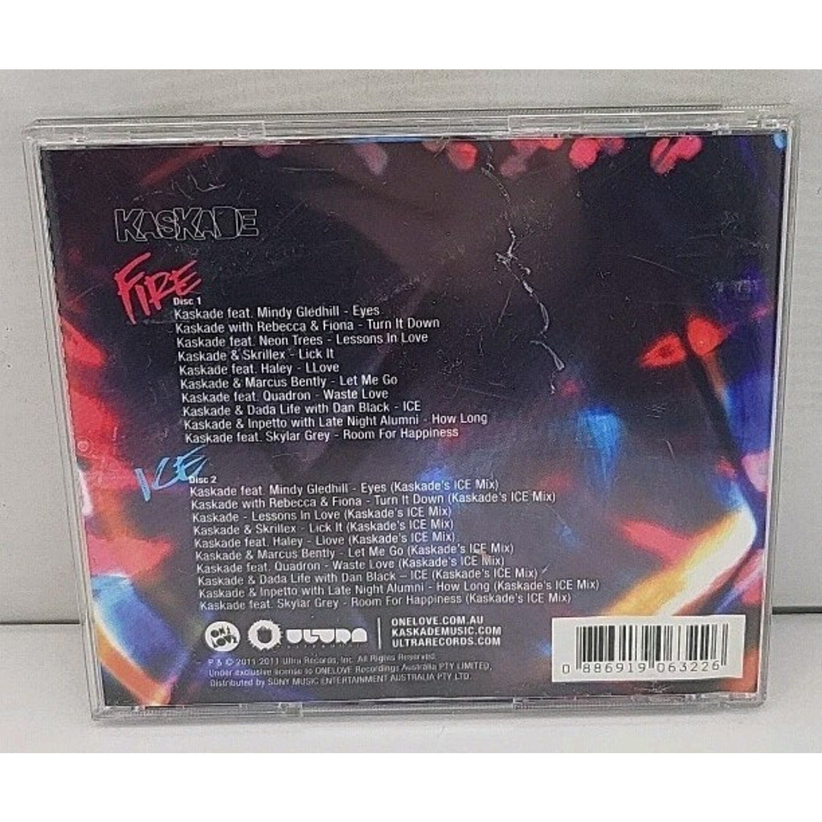 Kaskade Fire & Ice CD 2 Disc