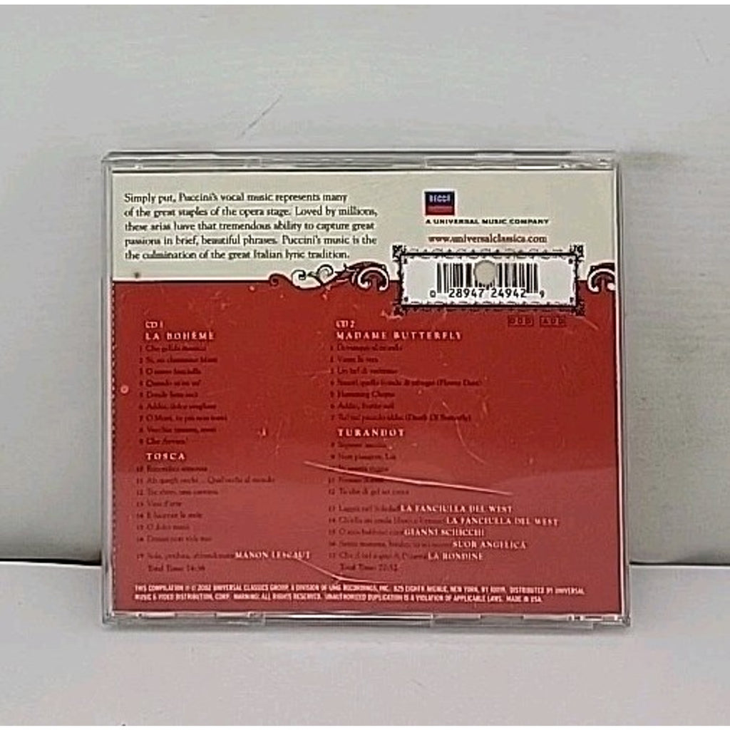 Voice of Puccini by G. Puccini (CD, 2002)