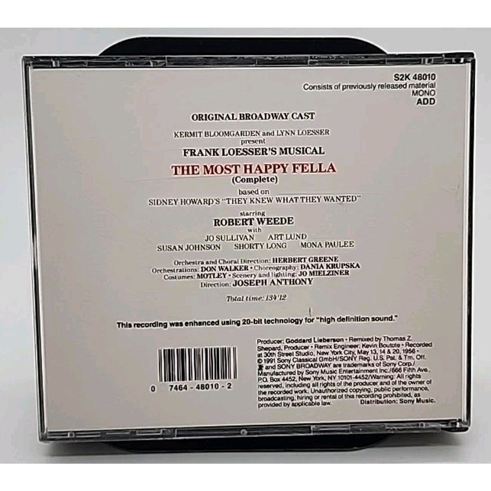 Most Happy Fella / O.C.R. by Most Happy Fella / O.C.R. (CD, 1991)