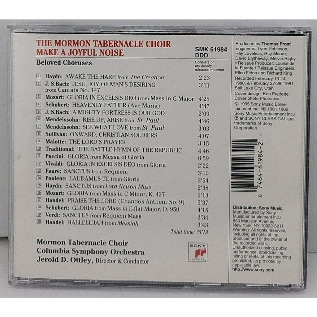 Beloved Choruses by Mormon Tabernacle Choir (CD, 1995)