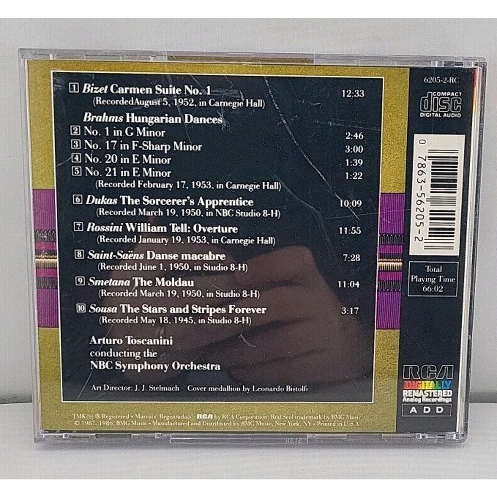 Conducts Light Class by Toscanini / Nbc Sym Orch (CD, 2008)