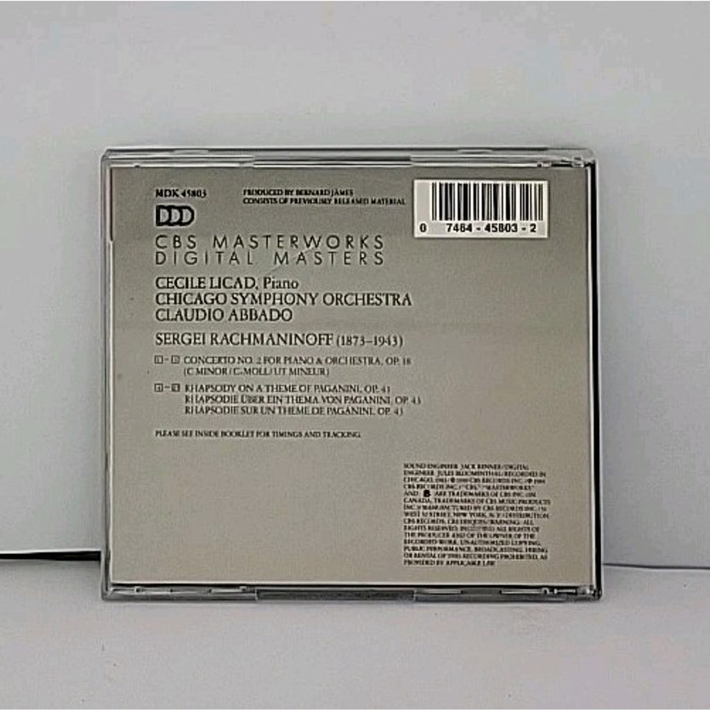 Rachmaninov: Piano Concerto No. 2 / Rhapsody on a Theme of Paganini (CD)