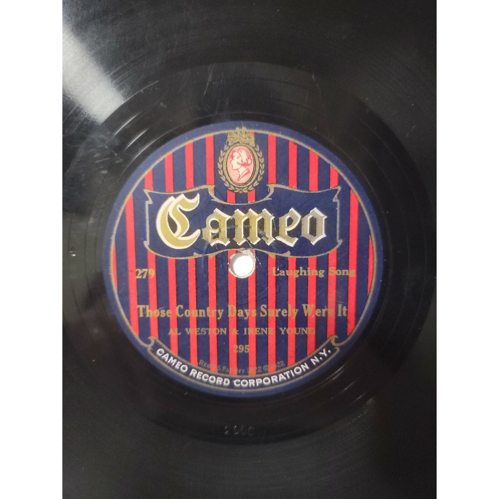 Al Weston - Those Country Days Surely Were It / Laugh And The World Laughs With