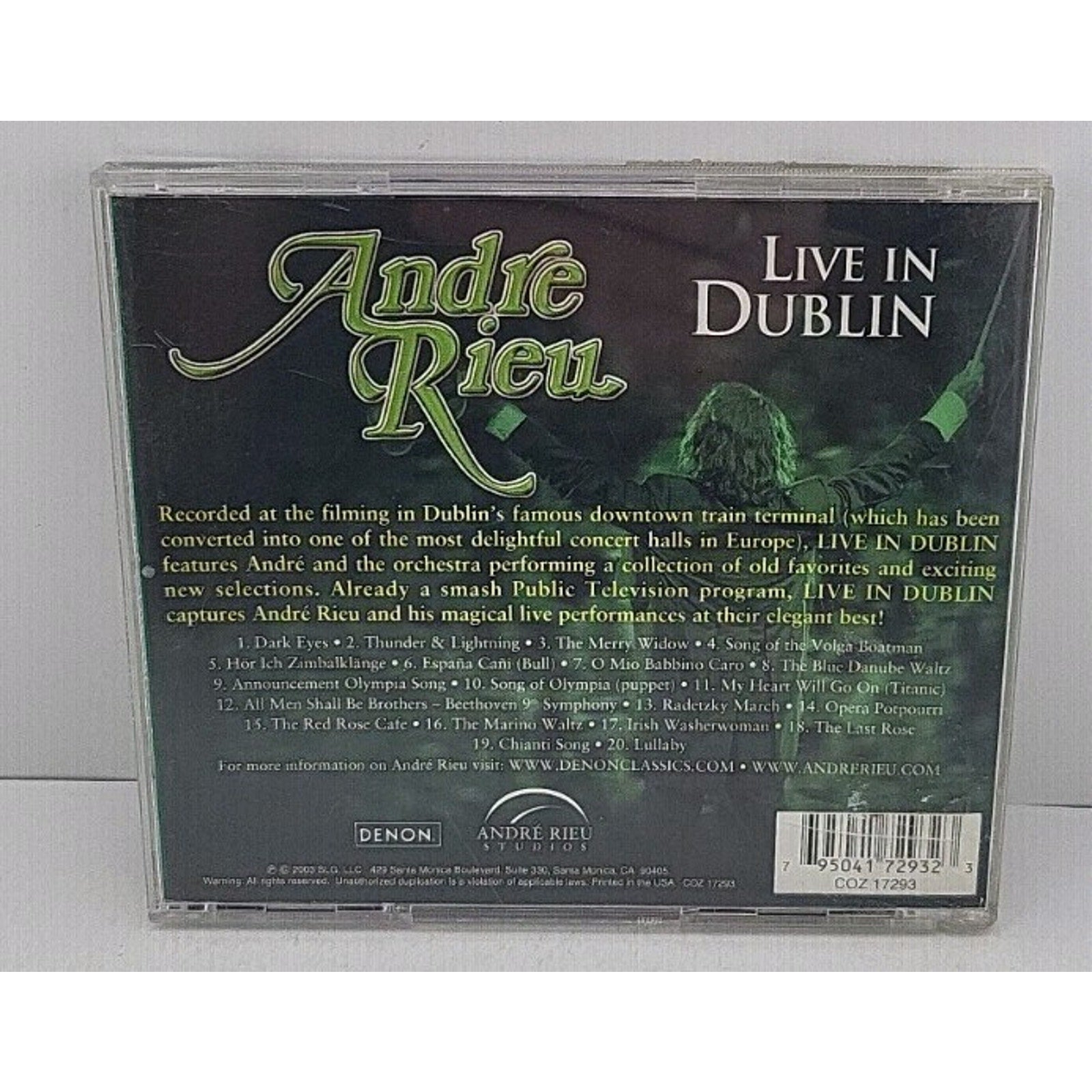 Live from Dublin by André Rieu (CD, 2003)