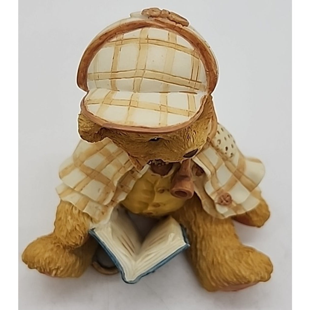 1995 Cherished Teddies Sherlock Good Friends Are Hard To Find #163481 Figurine