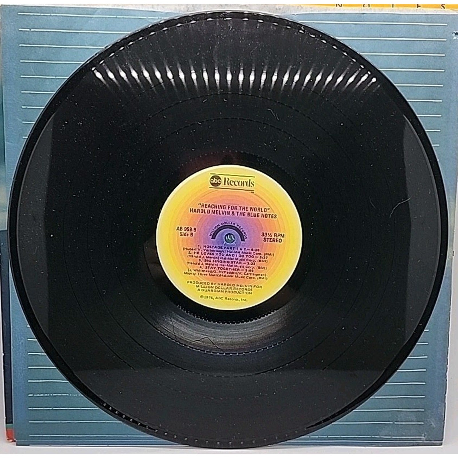 Harold Melvin And The Blue Notes - Reaching For The World - Record LP AB-969