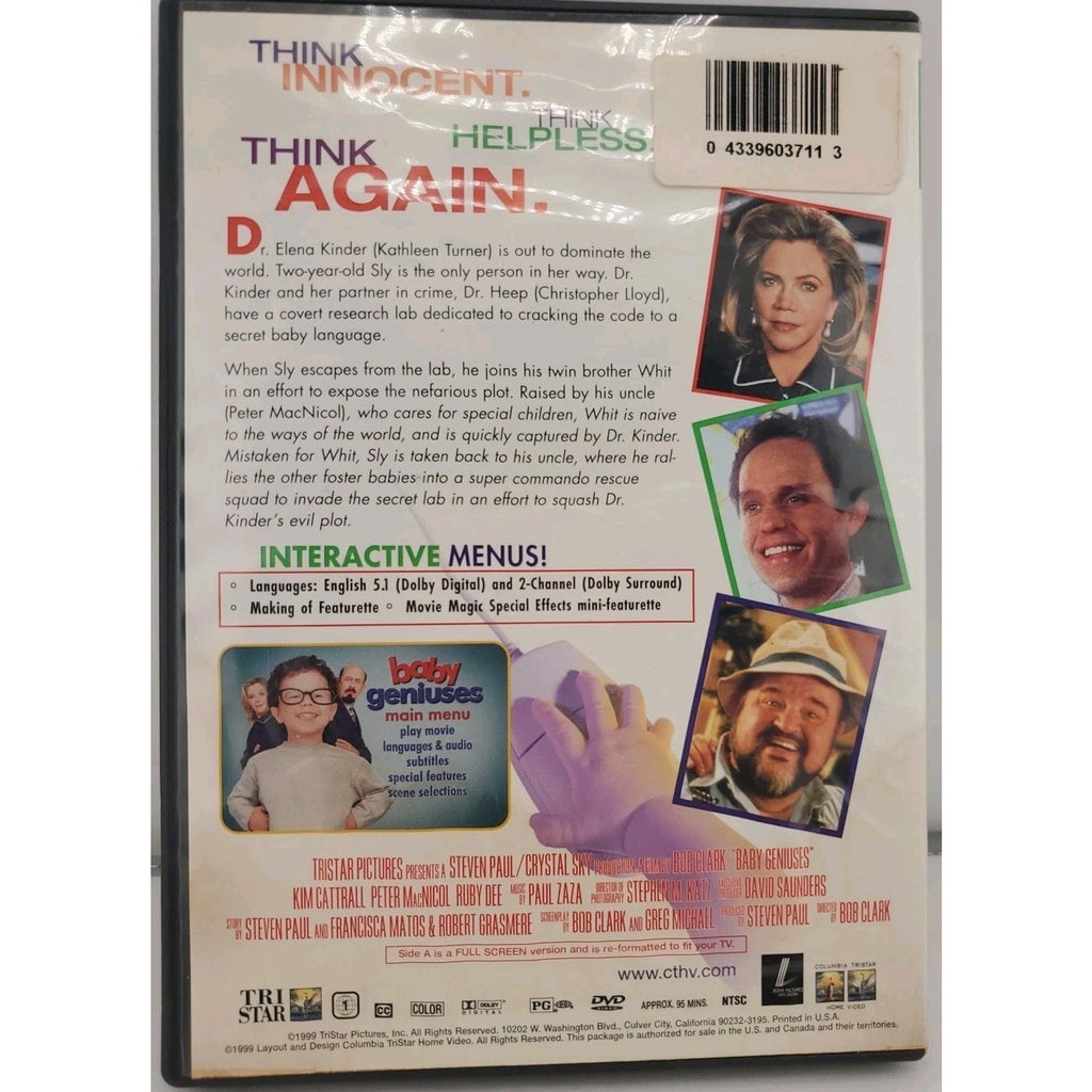 Baby Geniuses (DVD, 1999)