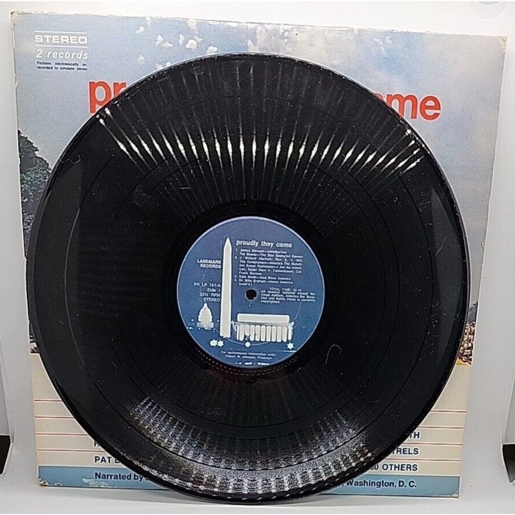 Proudly They Came to Honor America 2 Vinyl Record LP