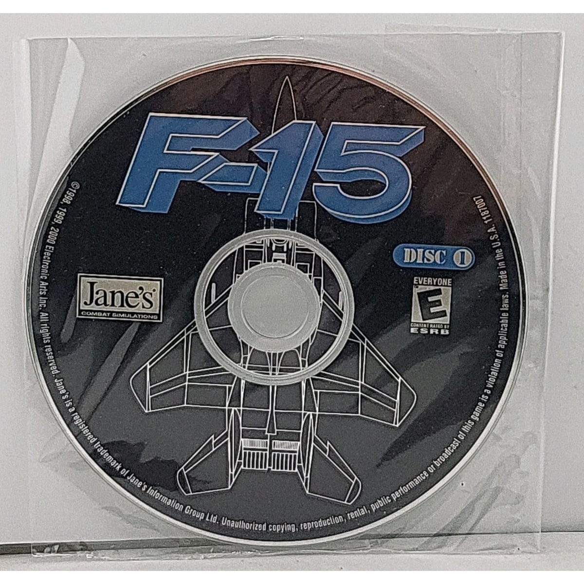 Jane's F-15: The Definitive Jet Combat Simulator (PC, 1998) *Discs Only*