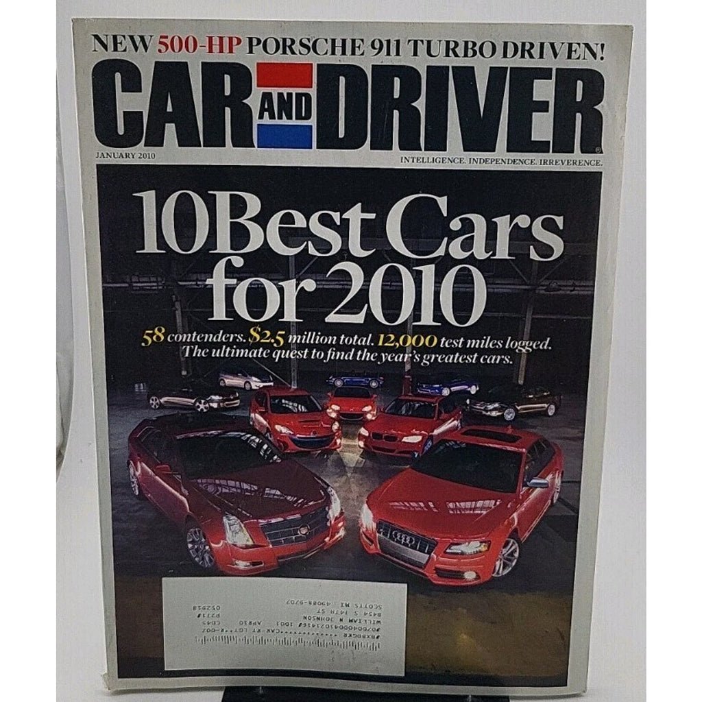 Car And Driver Magazine - January 2010 - Vol. 55 No. 7