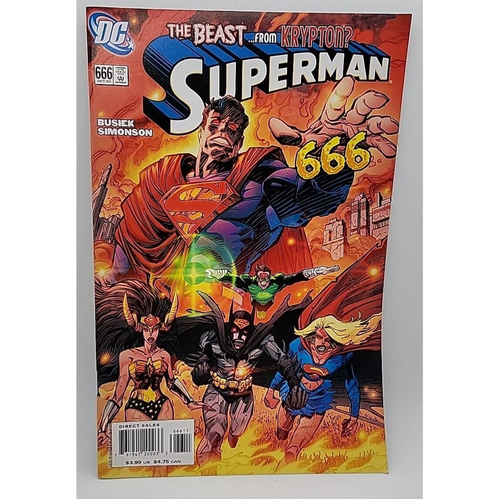 Superman # 666 (The Beast from Krypton) DC Comics 2007