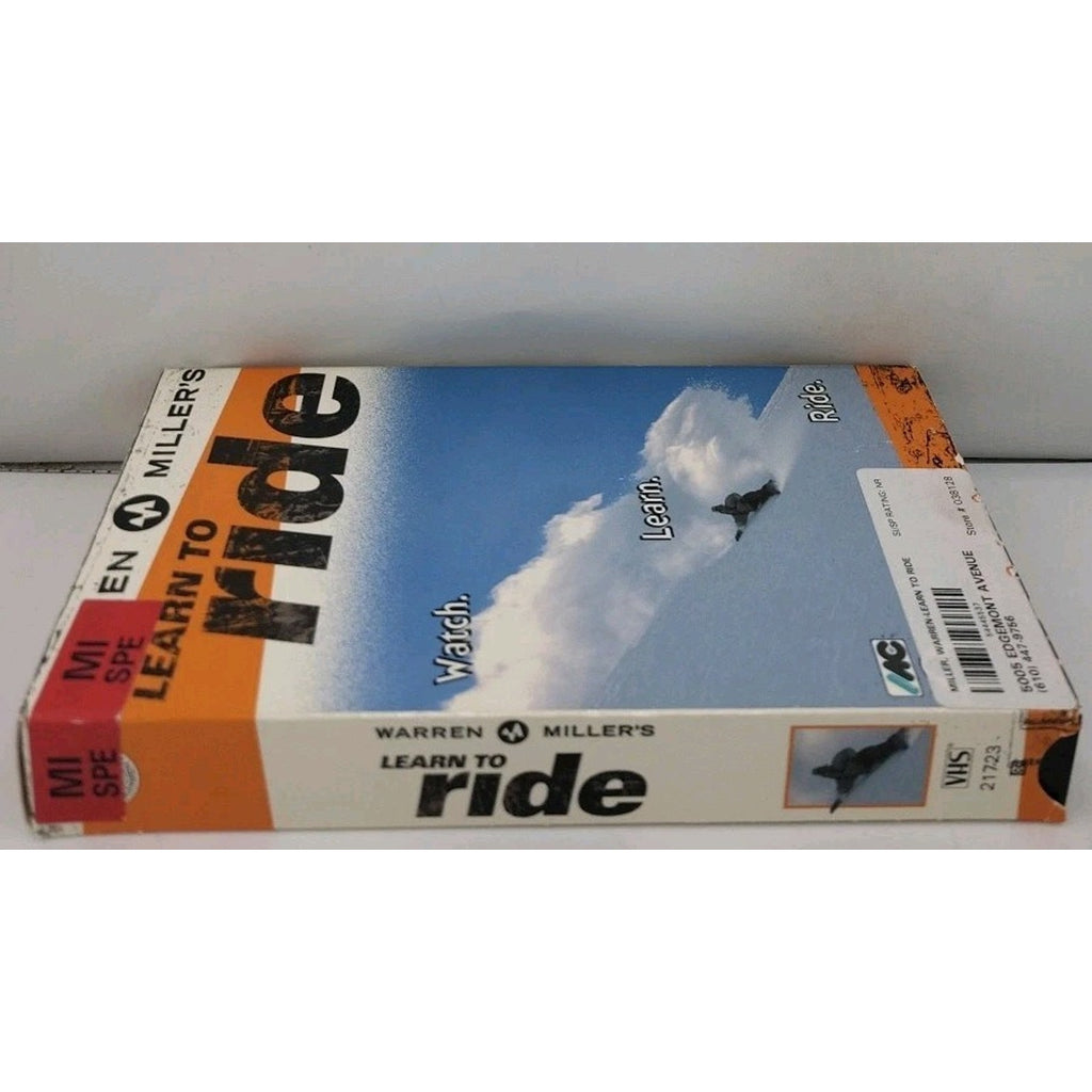 Warren Millers Learn to Ride (VHS, 2001)