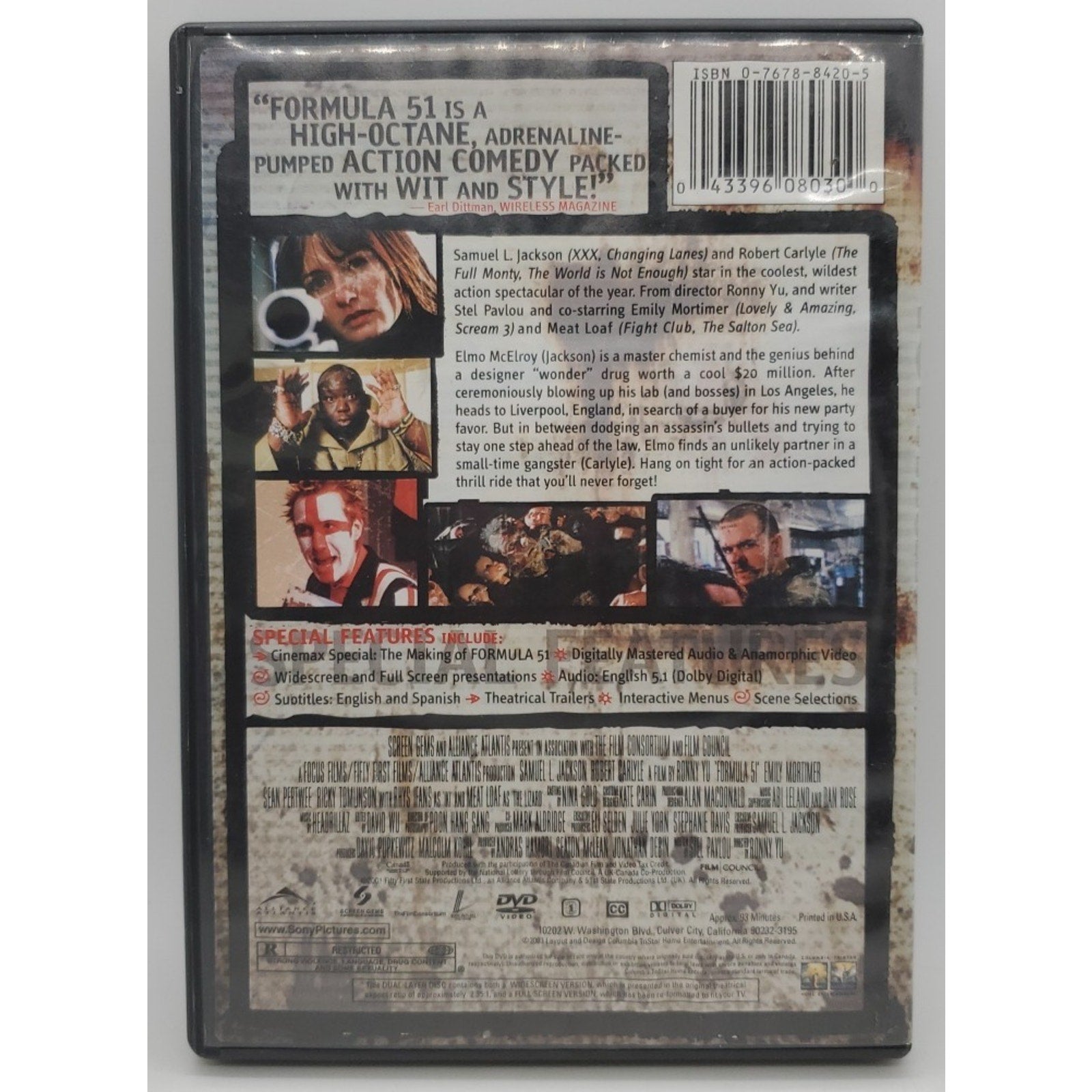 Formula 51 (DVD, 2002)