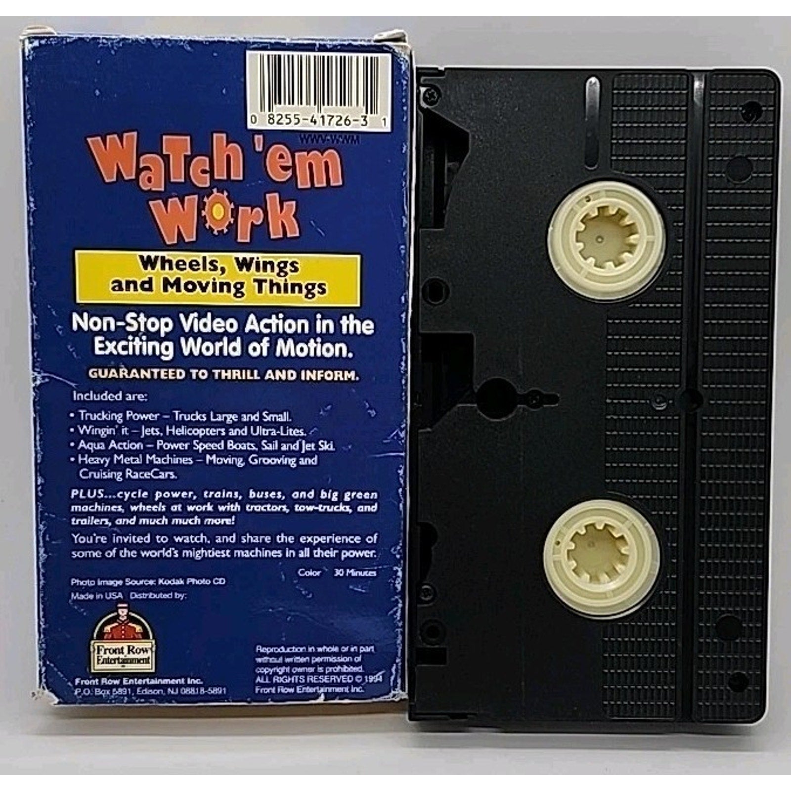 Watch em Work - Wheels, Wings, Moving Things (VHS, 2000)