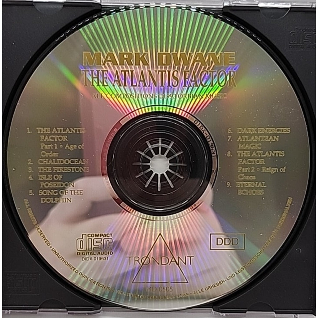 The Atlantis Factor by Mark Dwane (CD, DCC Compact Classics)