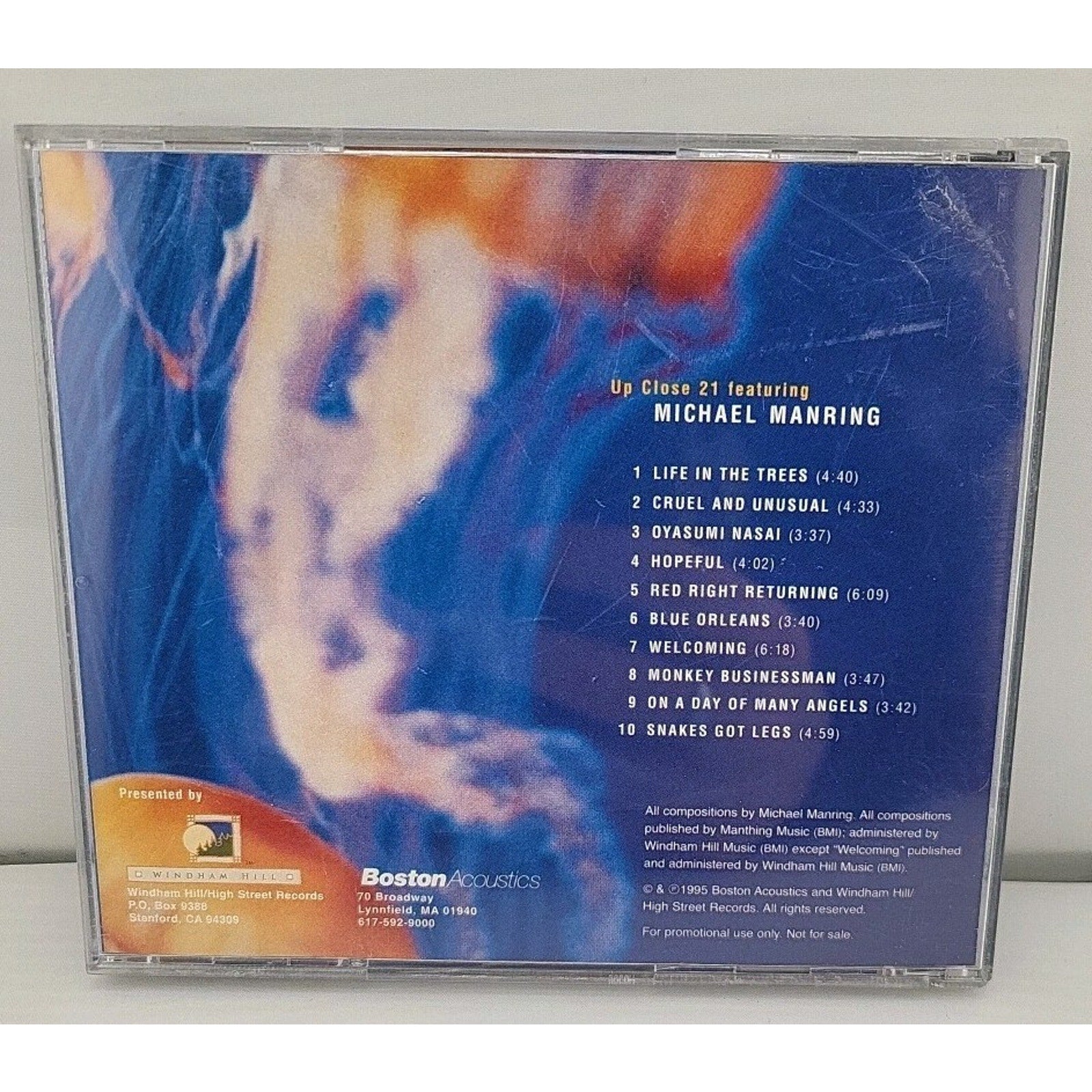 Up Close 21 Featuring Michael Manring CD