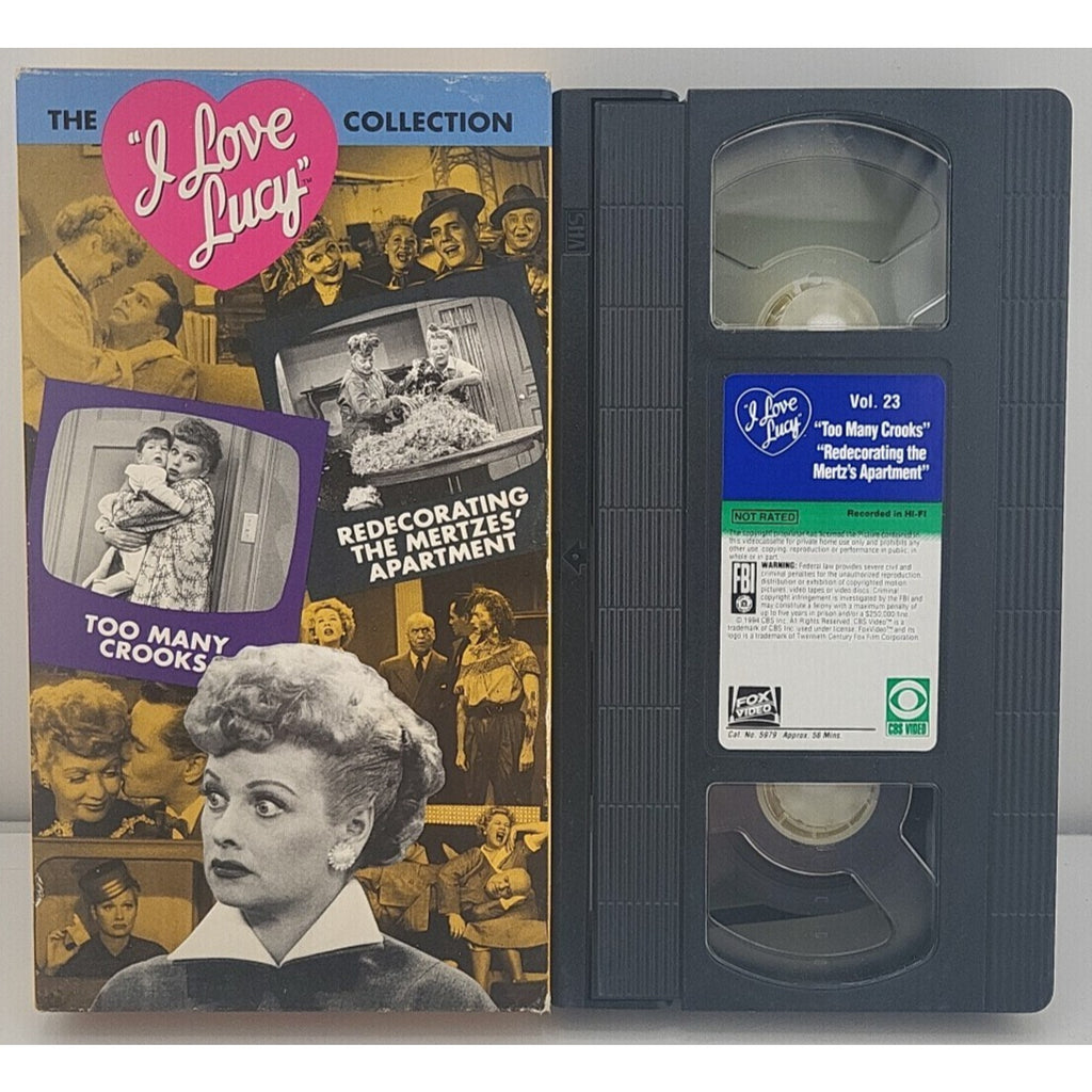 The I Love Lucy Collection - Vol. 23 - Too Many Crooks / Redecorating the M VHS