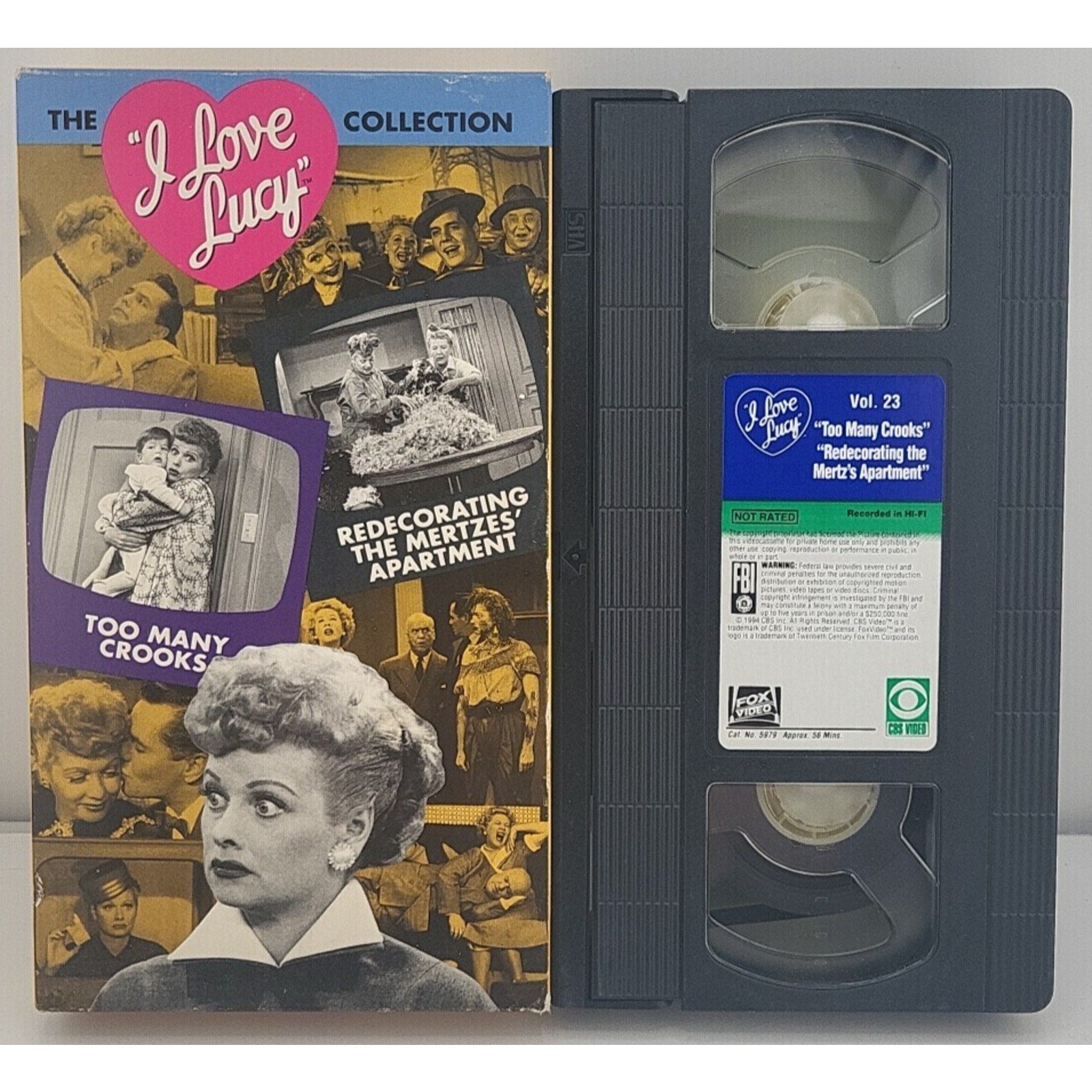 The I Love Lucy Collection - Vol. 23 - Too Many Crooks / Redecorating the M VHS