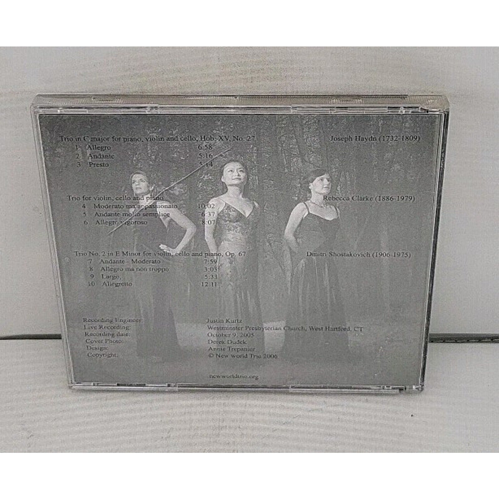 New World Trio - Haydn Clarke Shostakovich CD