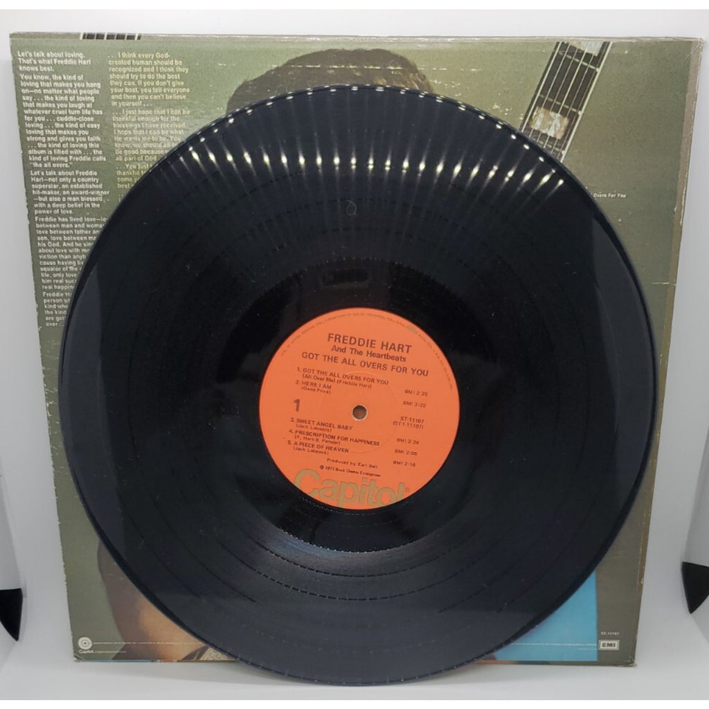 Freddie Hart ~ Got The All Overs For You (Record)