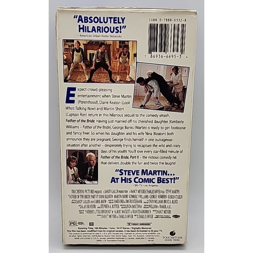 Father of the Bride Part II (VHS, 1996)