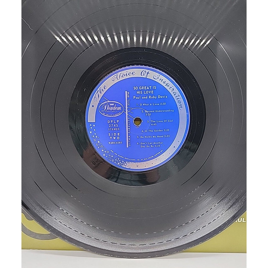The Davis's - So Great Is His Love - Gospel Vinyl LP Columbus Ohio -