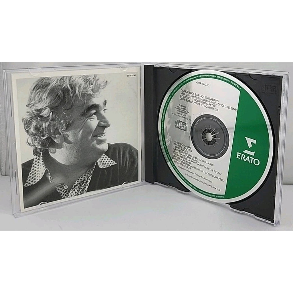 Concertos Baroques Italiens Maurice Andre (CD, 1993, Erato) EUC Italian Baroque