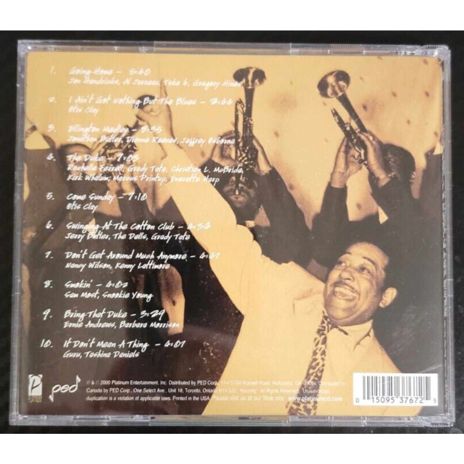Going Home: Tribute To Duke Ellington by Various Artists (CD, Mar-2000, Platinum