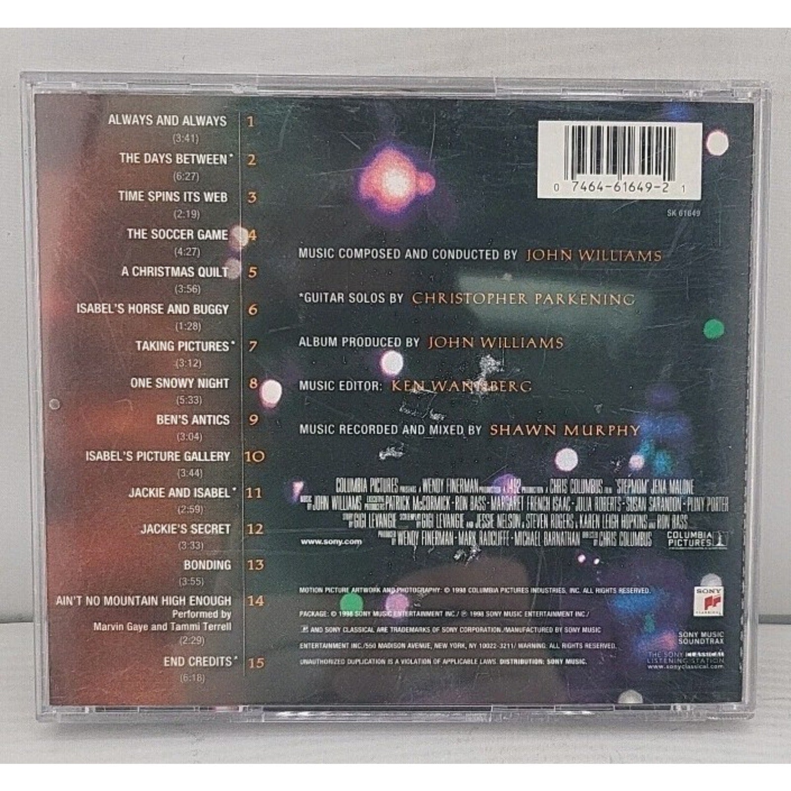 Stepmom by John Williams (Film Composer) (CD, Dec-1998, Sony Music Distribution