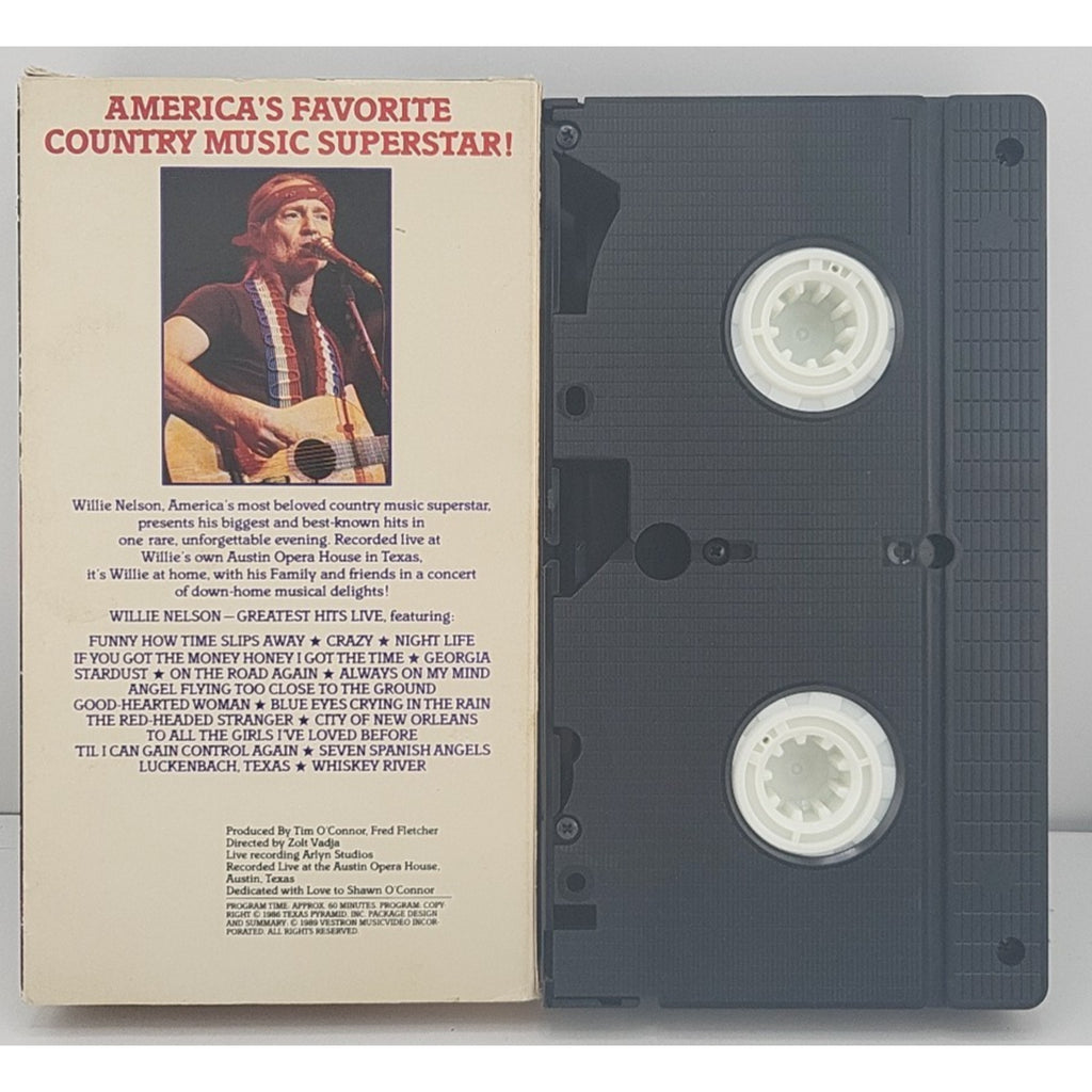 Willie Nelson - Greatest Hits Live (VHS, 1989)