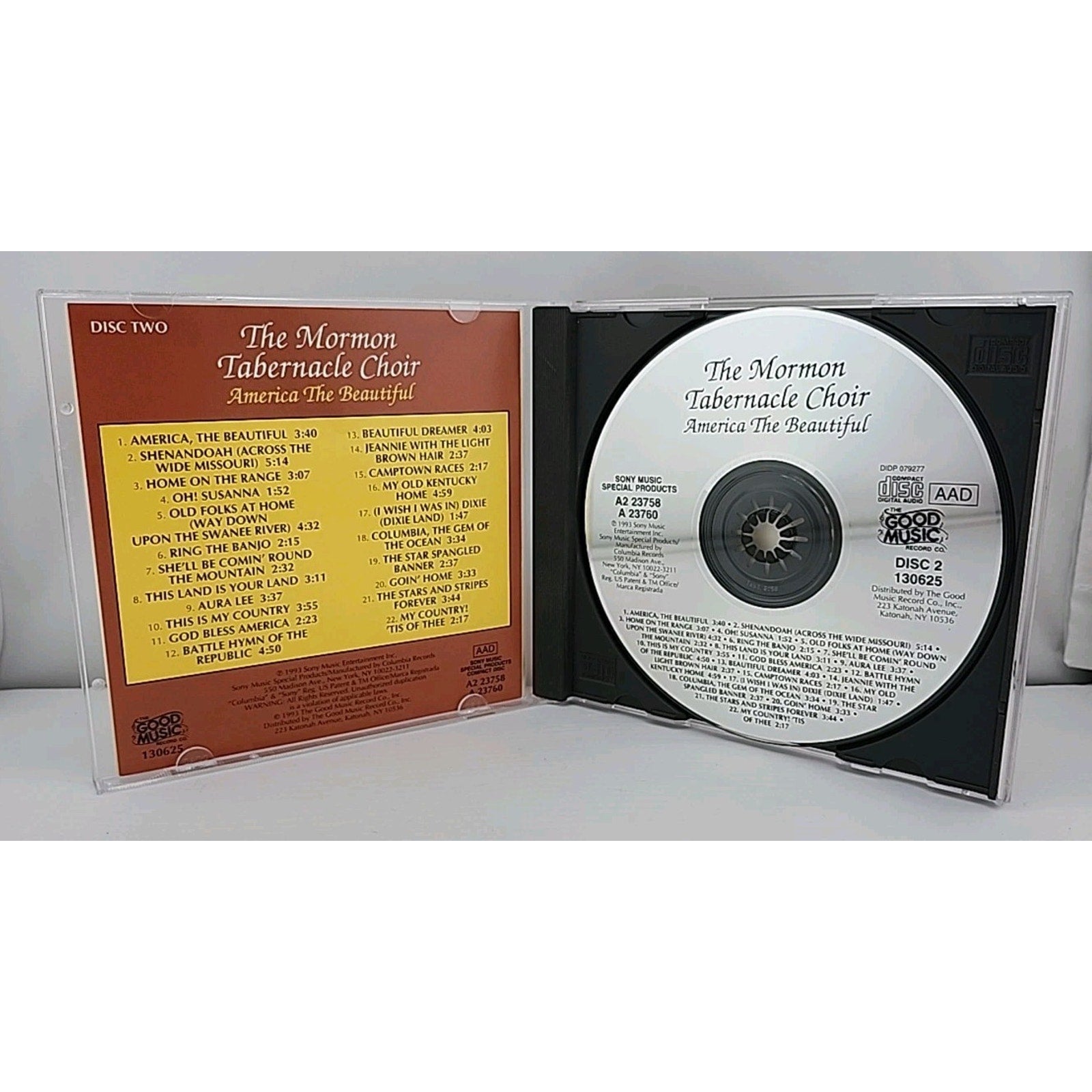 The Mormon Tabernacle Choir America The Beautiful Disc 2 (CD)