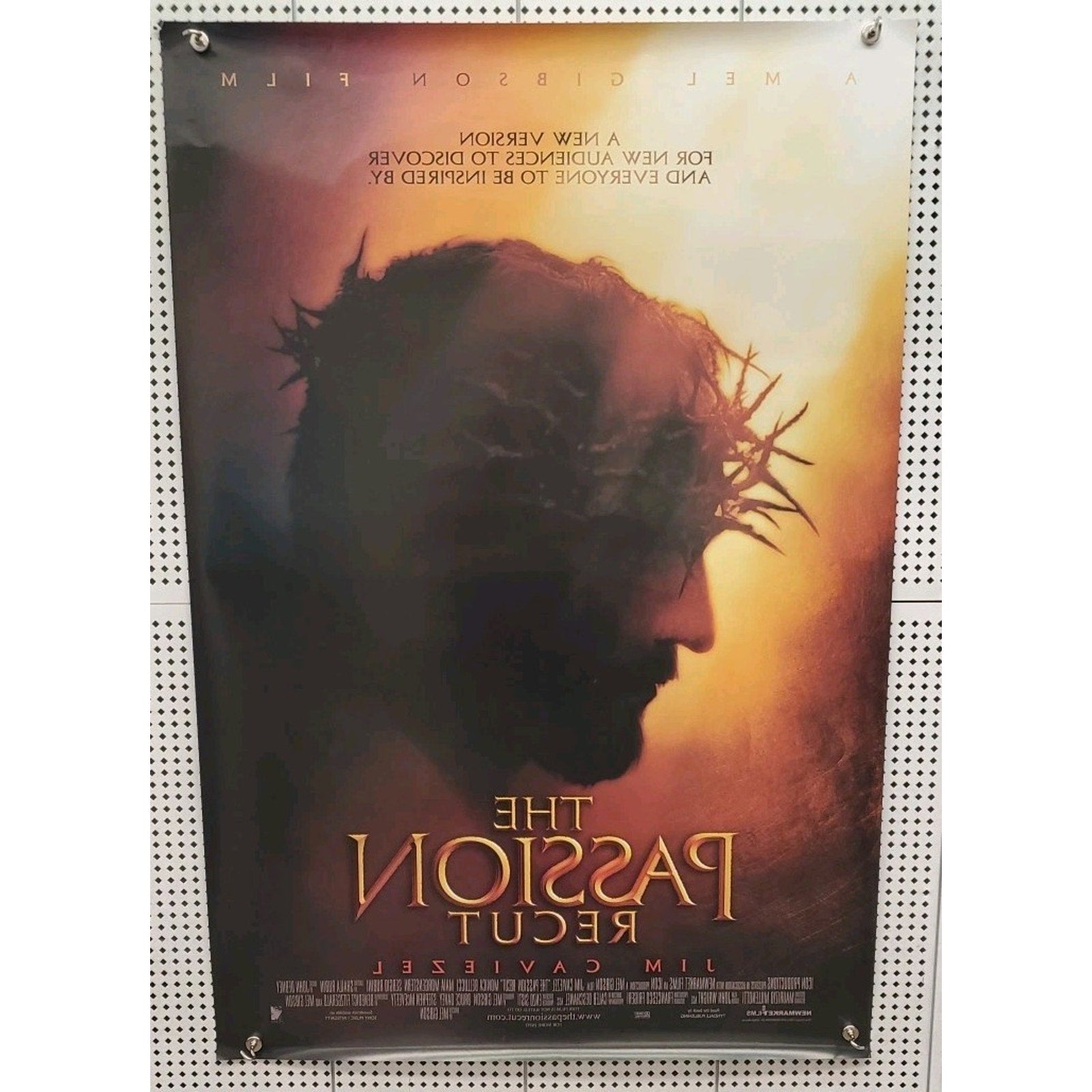 The Passion Recut Original One Sheet Movie Poster - 2004 - Mel Gibson 27x40