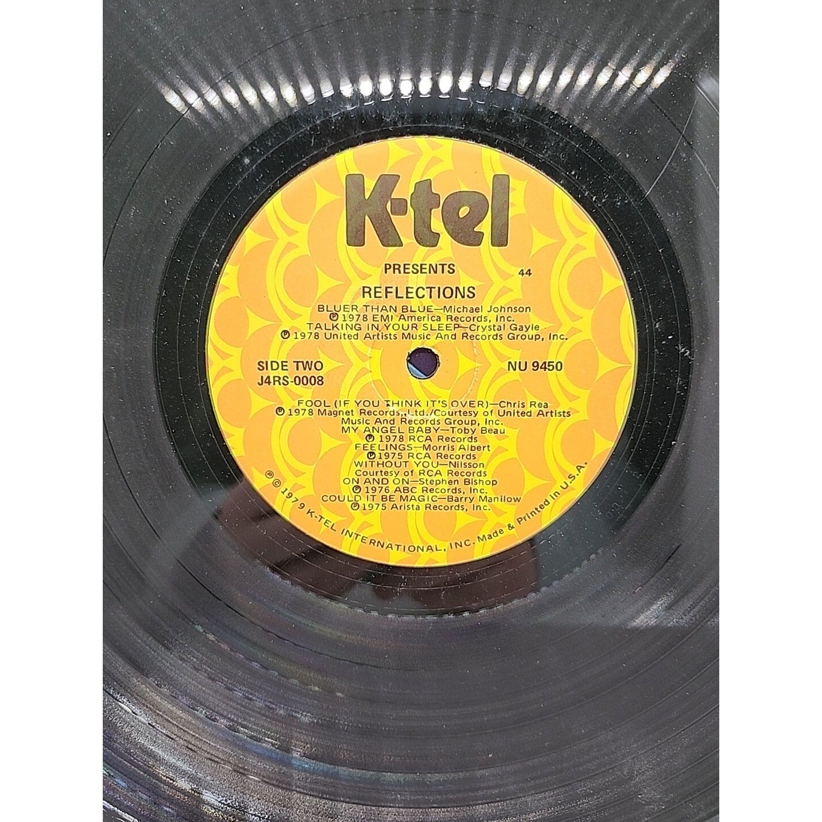 Reflections Today's Love Hits Original Artists (Record)