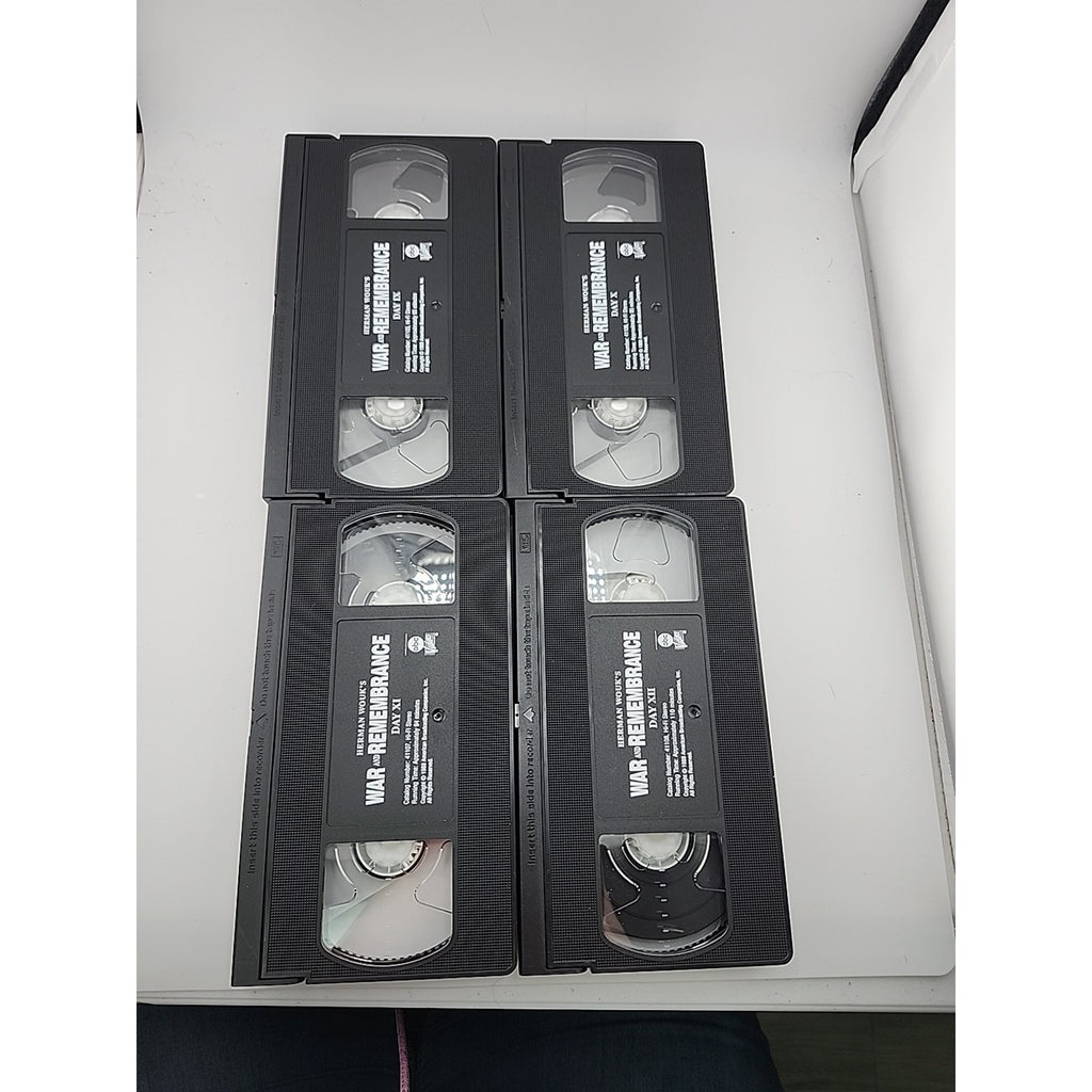 Herman Wouk's War And Remembrance 12 VHS Collectors Set Parts I-XII