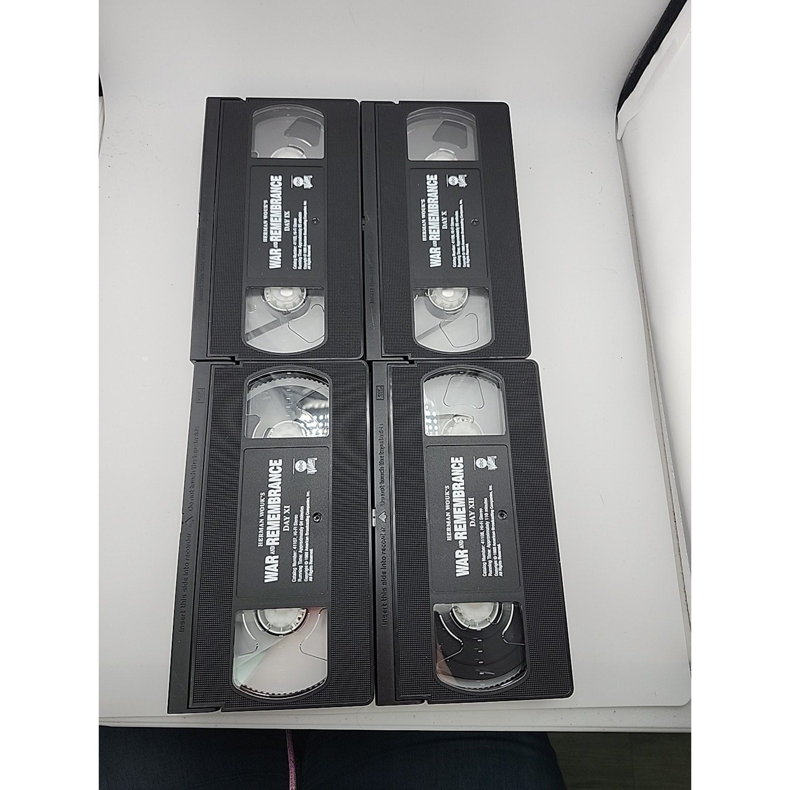 Herman Wouk's War And Remembrance 12 VHS Collectors Set Parts I-XII