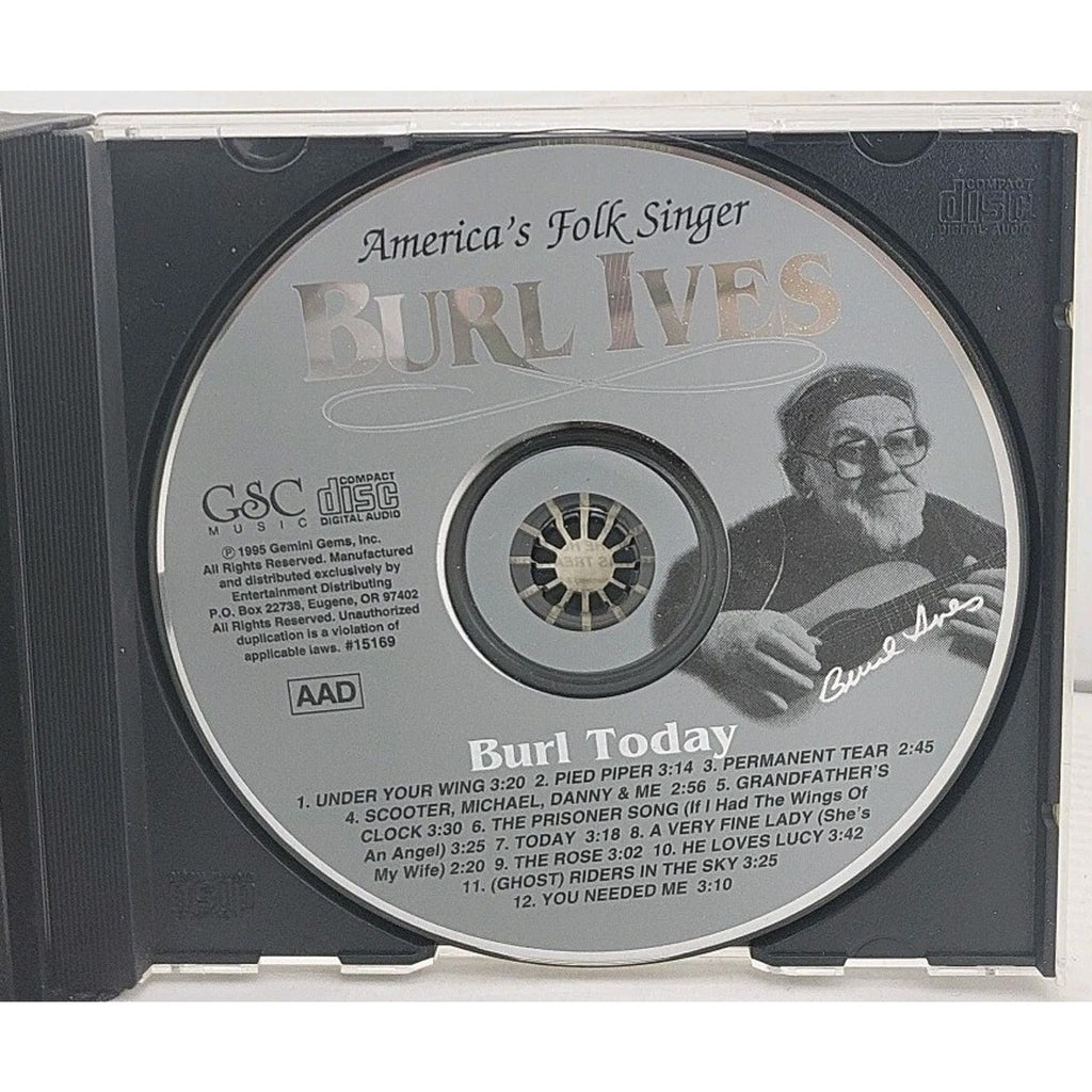 Burl Ives America's Folk Singer CD 38 All Time Greatest Hits 3 Disc Collection