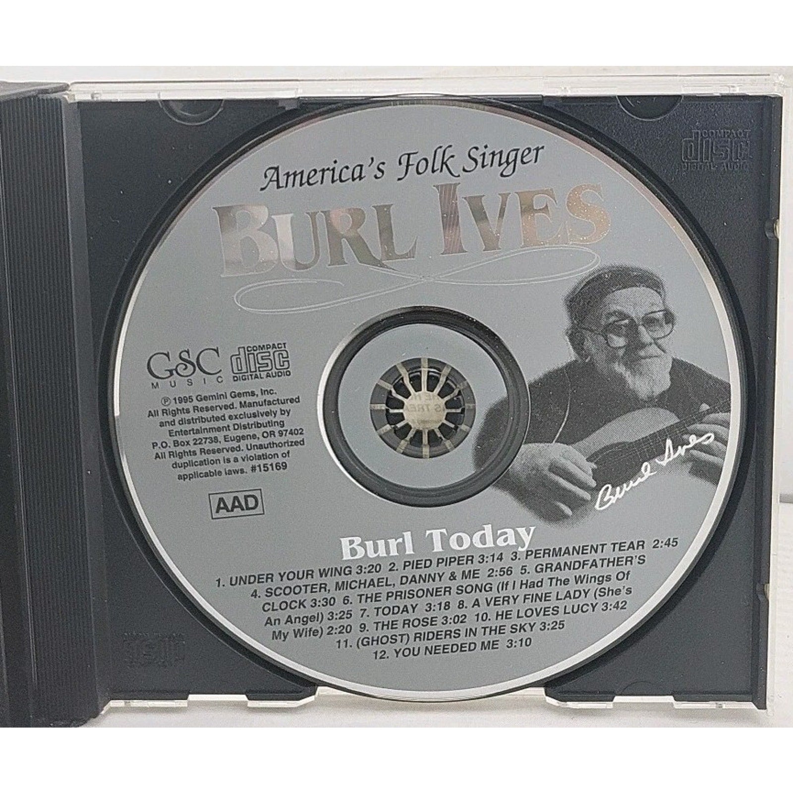 Burl Ives America's Folk Singer CD 38 All Time Greatest Hits 3 Disc Collection