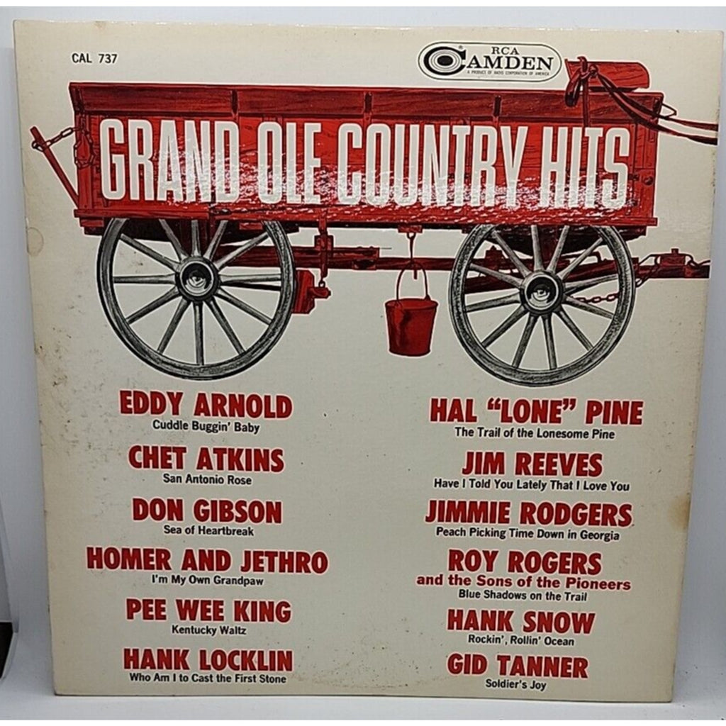 Grand Ole Country Hits - Various Artists - CAL 737 - Chet Atkins (Record)