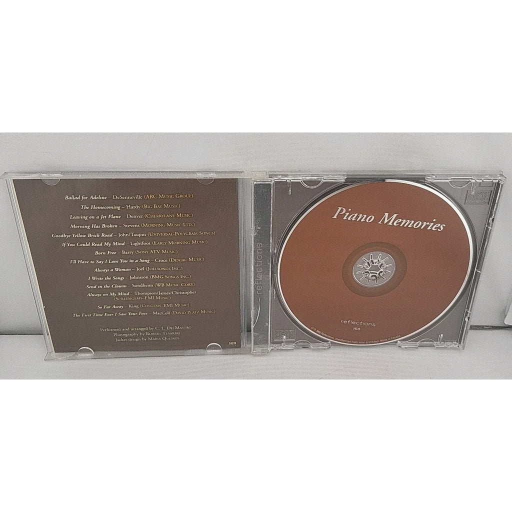 Piano Memories by C.L. DelMastro (CD, 2008, Reflections)
