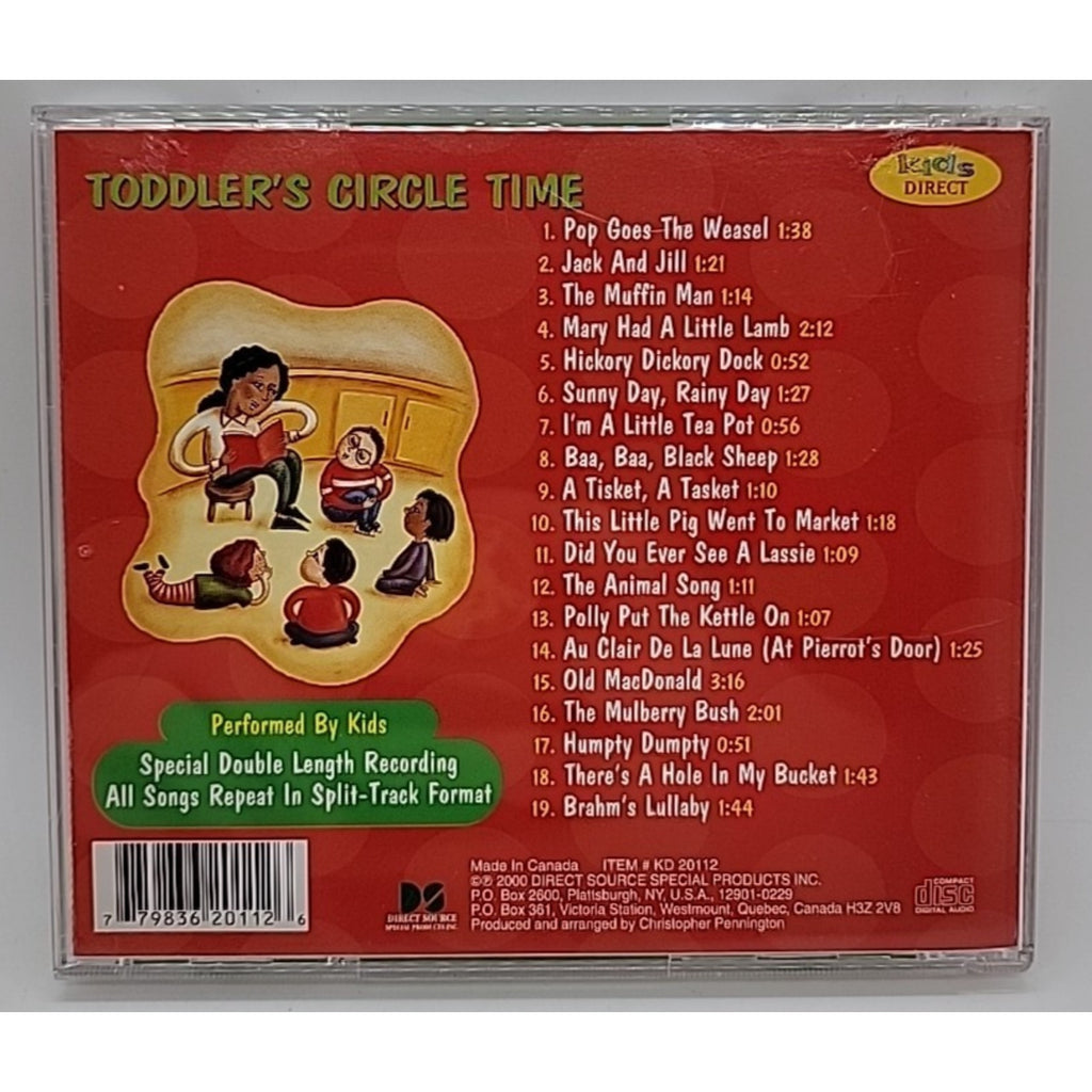 Toddler's Circle Time by Various (CD, 2000)