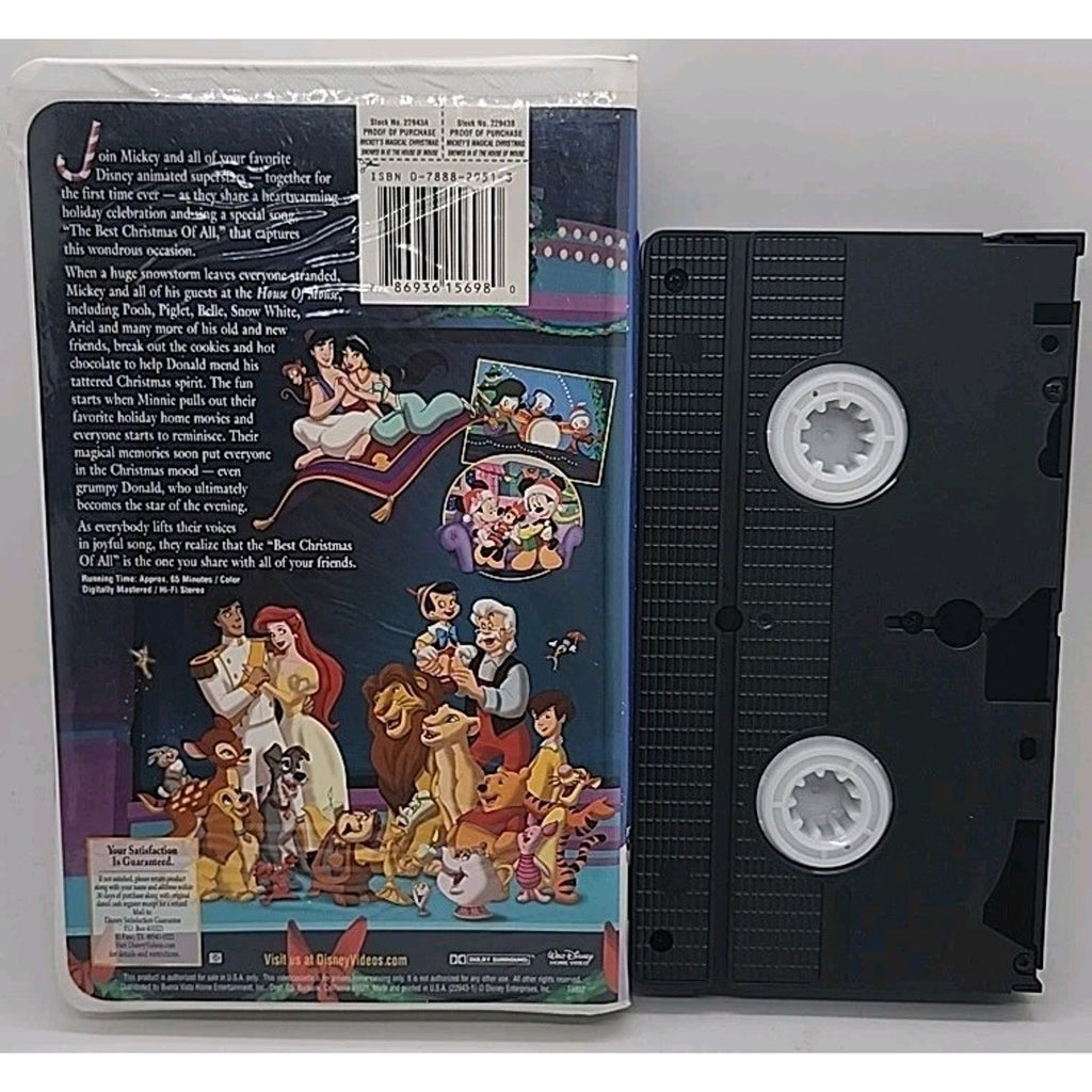Mickeys Magical Christmas: Snowed In at the House of Mouse (VHS, 2001)