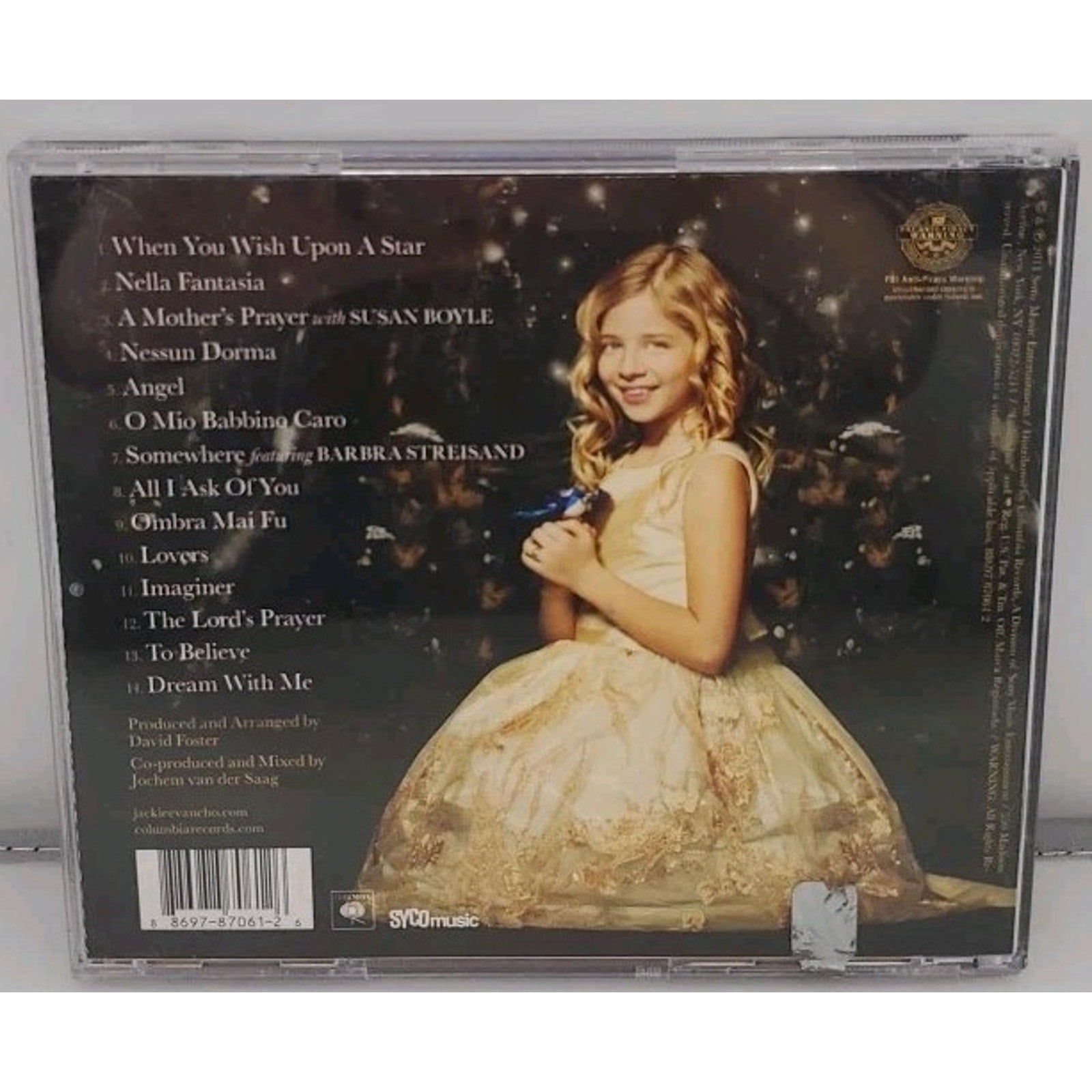 Dream with Me by Jackie Evancho (CD, 2011)