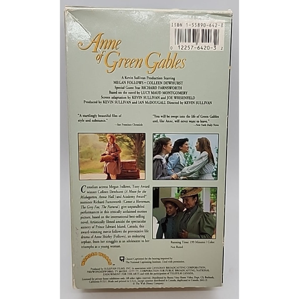 Anne of Green Gables (VHS, 1996, 2-Tape Set)