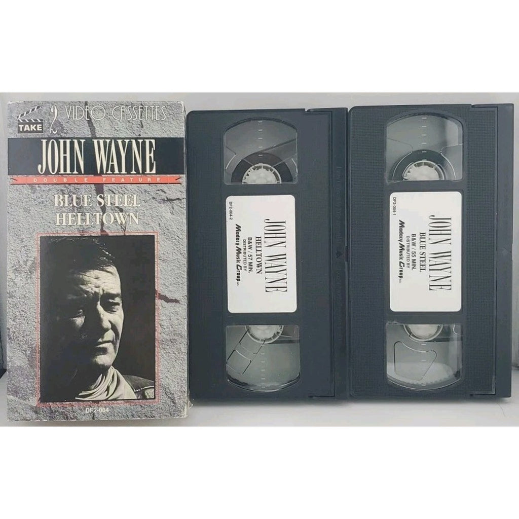 John Wayne - Double Feature - Blue Steel / Helltown (VHS)