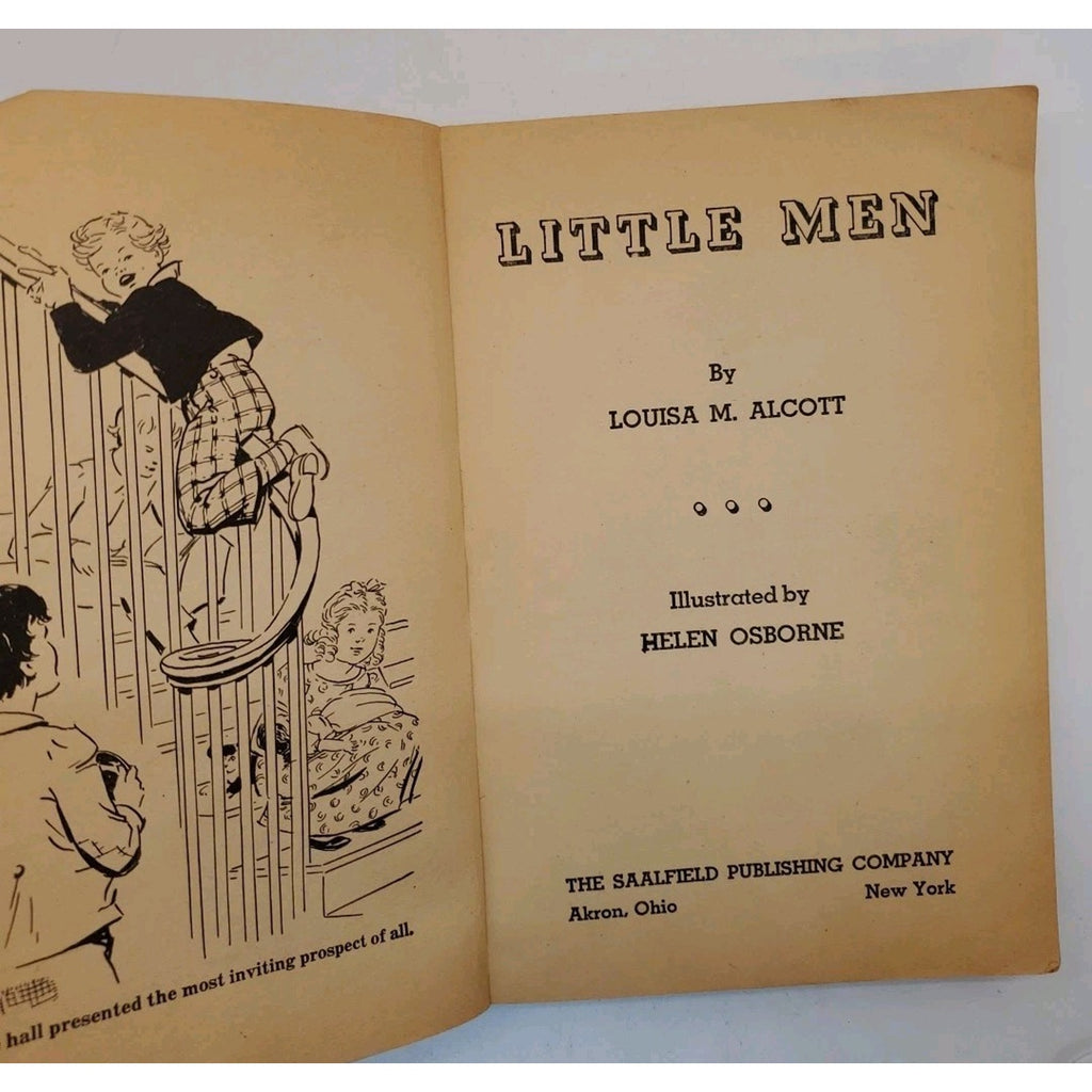 Little Men by Louisa May Alcott: Illustrated By Helen Osborne