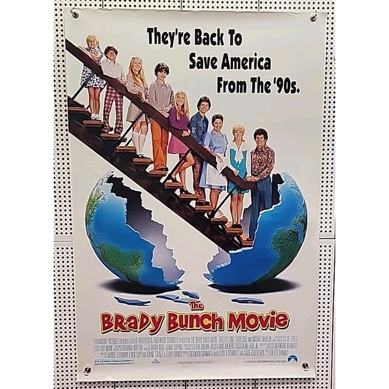 The Brady Bunch Movie - Original Movie Poster 27x40 1995 SS