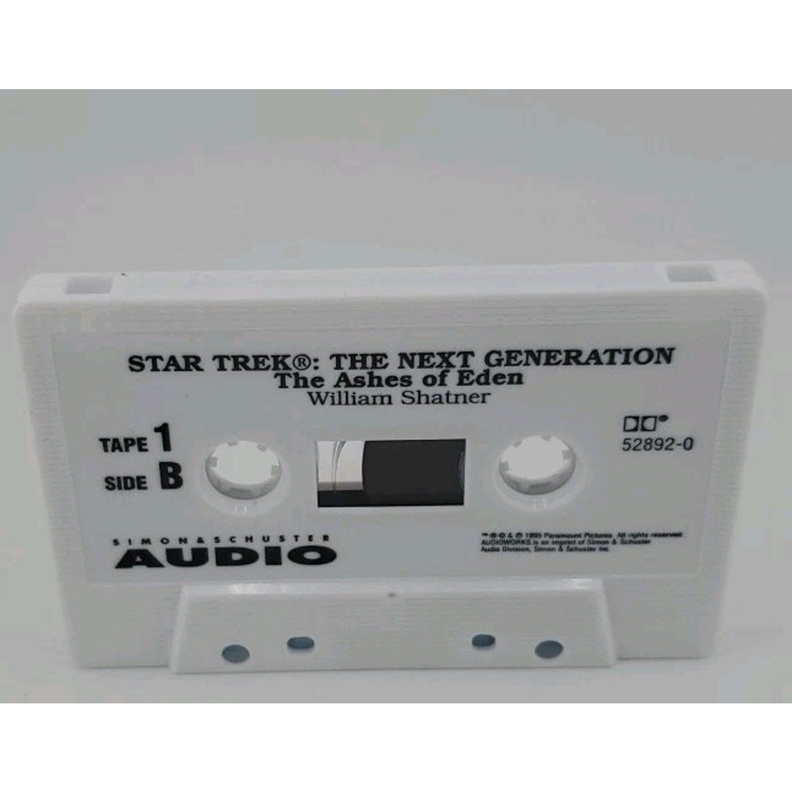 Star Trek The Ashes of Eden 1995 William Shatner 2 Cassette